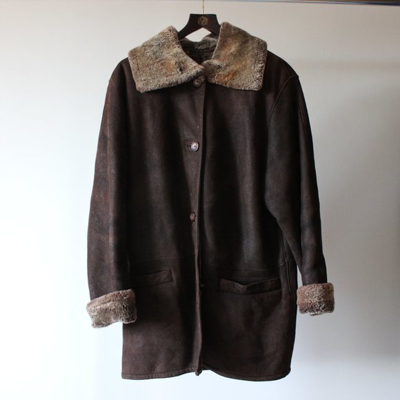 Dominic Bellissimo Suede Brown Coat Size 12 - Picture 6 of 10